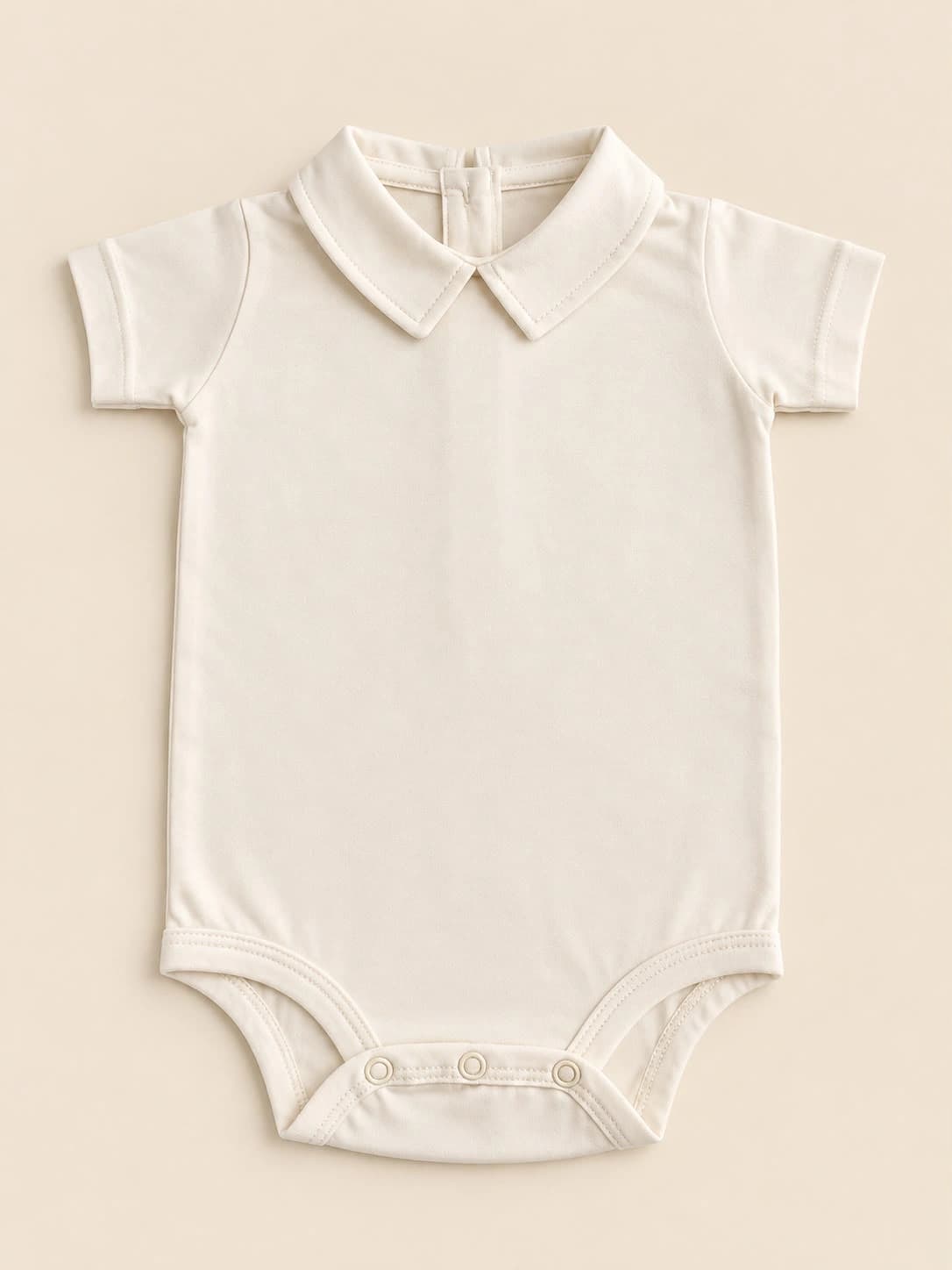 Body com Gola — Off-white