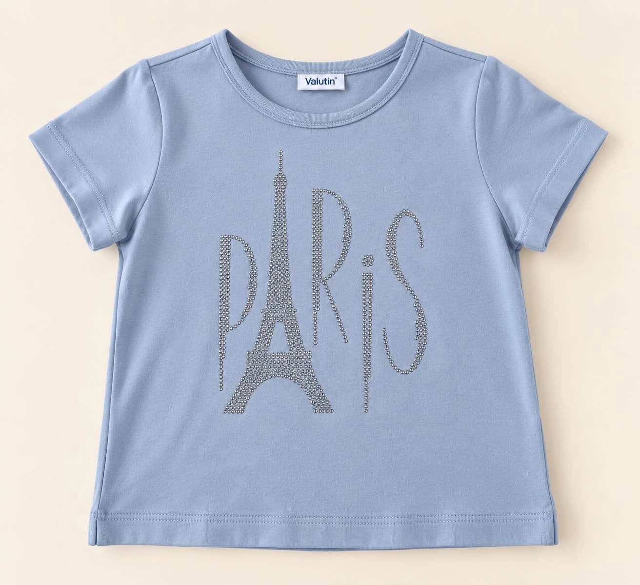 Camiseta com Brilho — Paris Azul