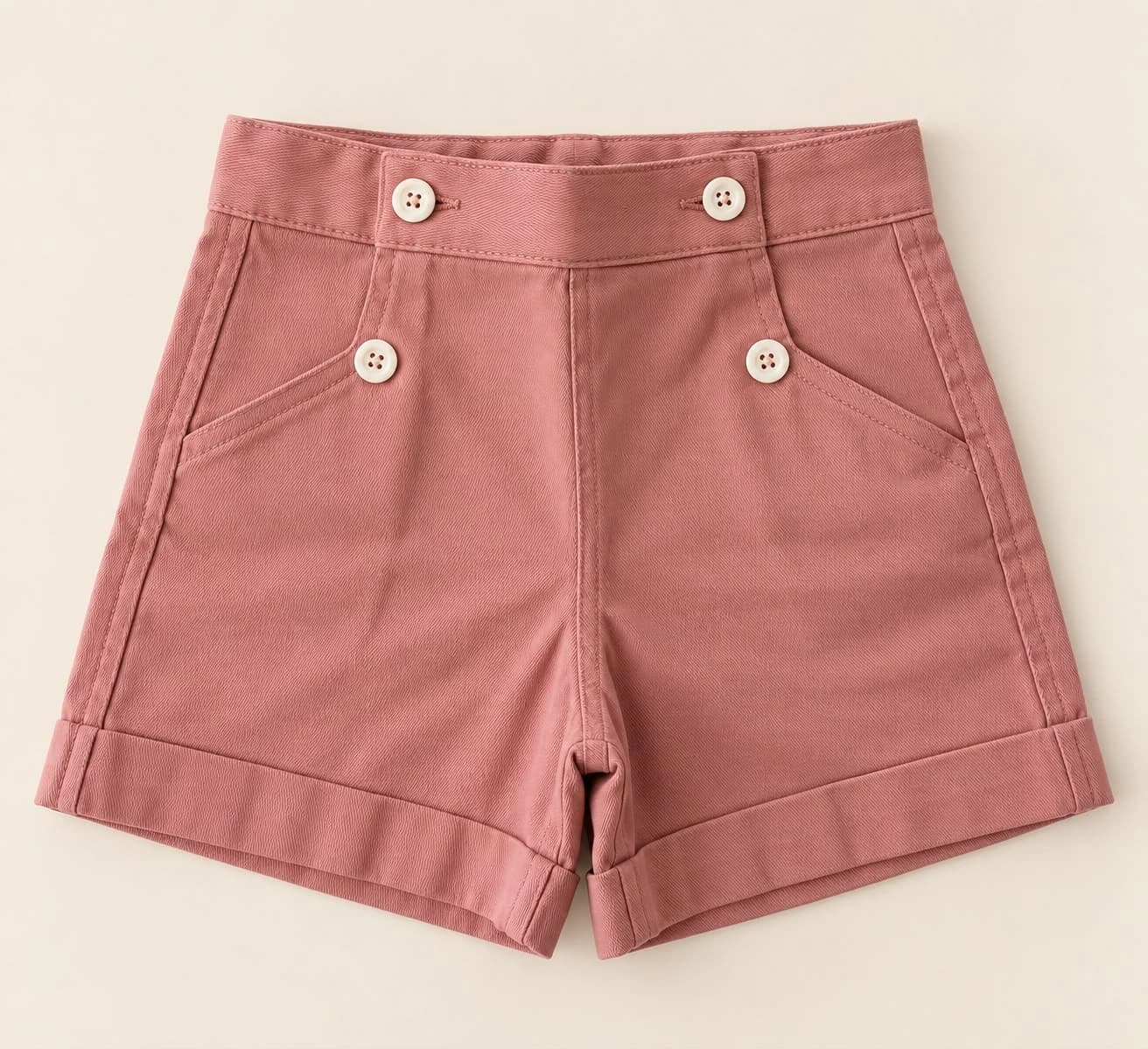 Shorts de Fustão — Rosa