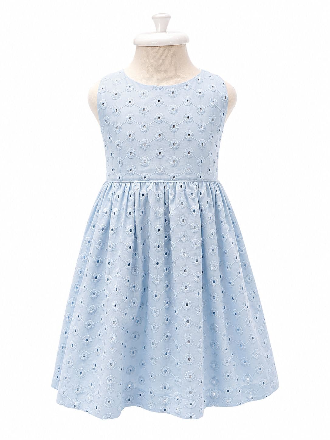 Vestido de Laise — Azul — Azul · frente