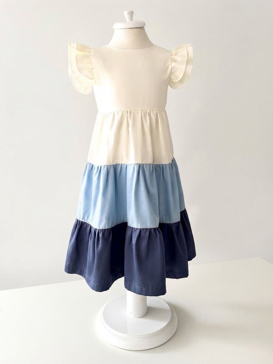 Vestido Percal Tricolor — Tricolor · foto 1