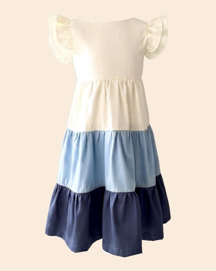Vestido Percal Tricolor — Tricolor · foto 1