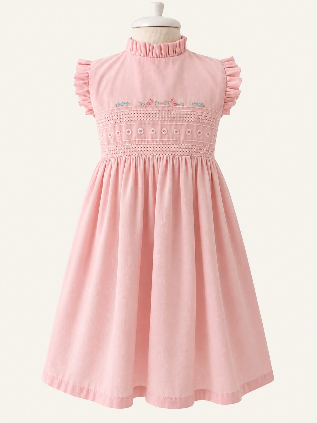 Vestido Algodão Rosa — Rosa