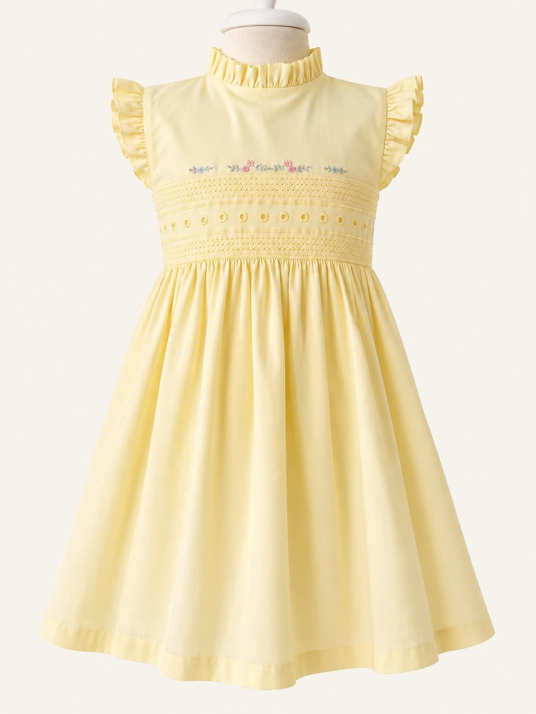 Vestido de Laise — Amarelo — Amarelo
