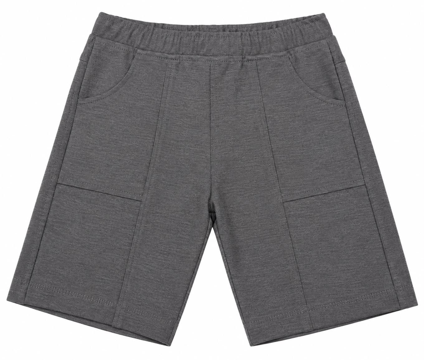 Bermuda Moletom — Cinza