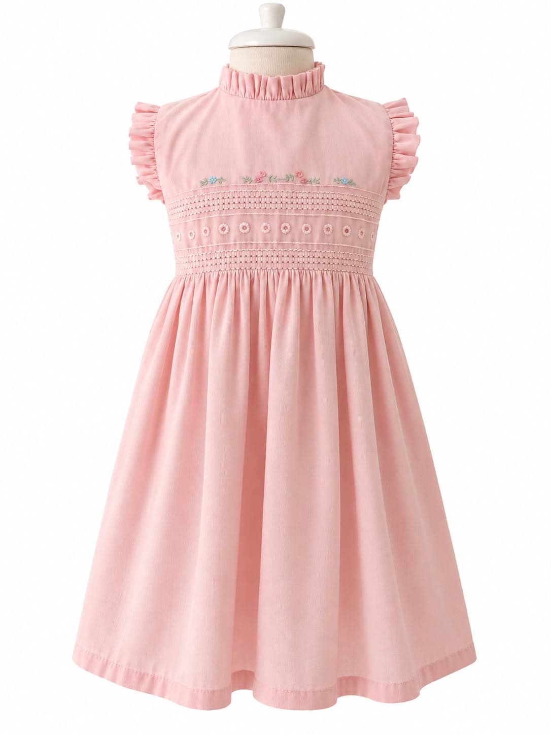 Vestido Algodão Rosa — Rosa