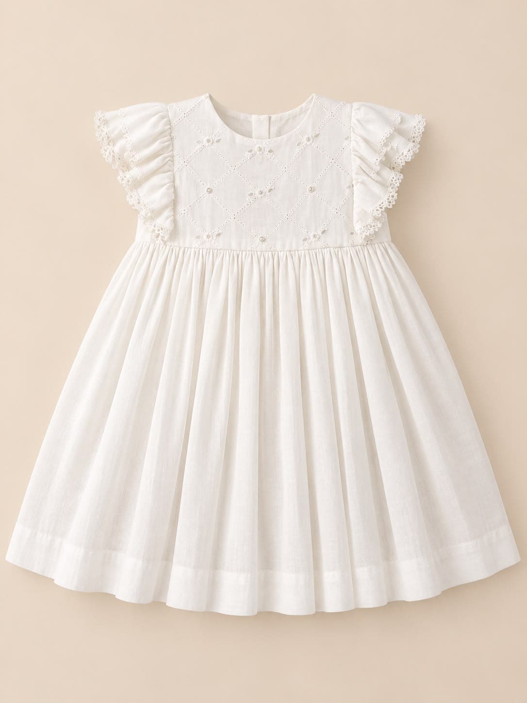 Vestido de Batizado — Branco