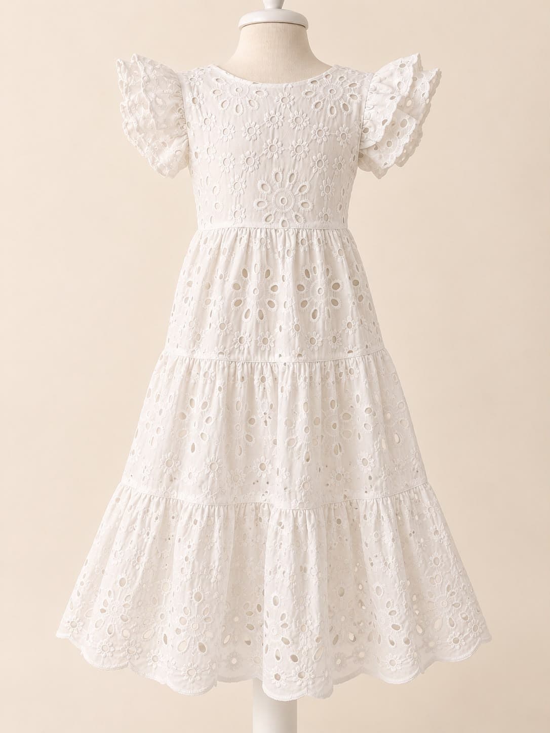 Vestido de Laise — Branco