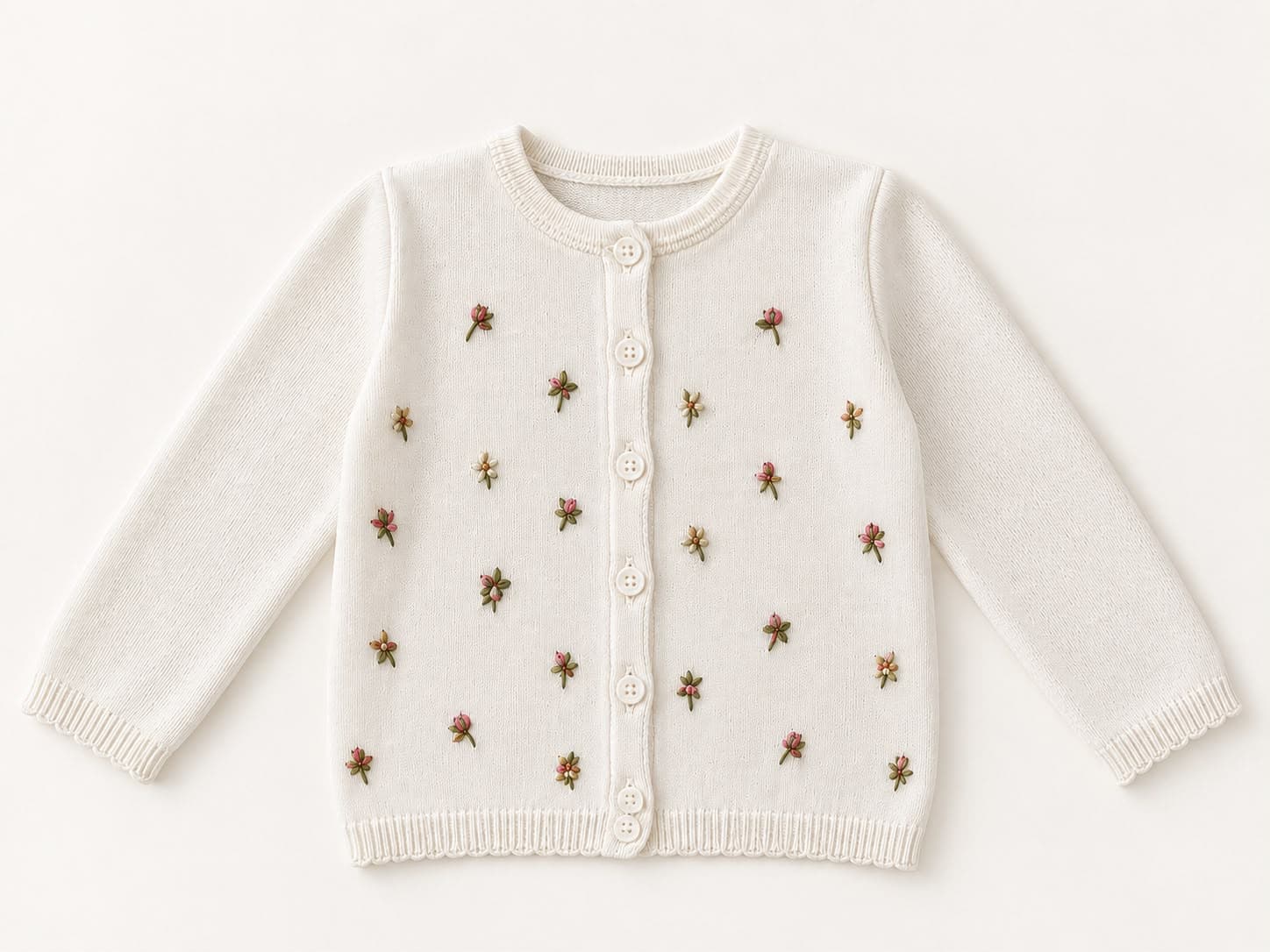 Cardigan Bordado — Analu — Frente