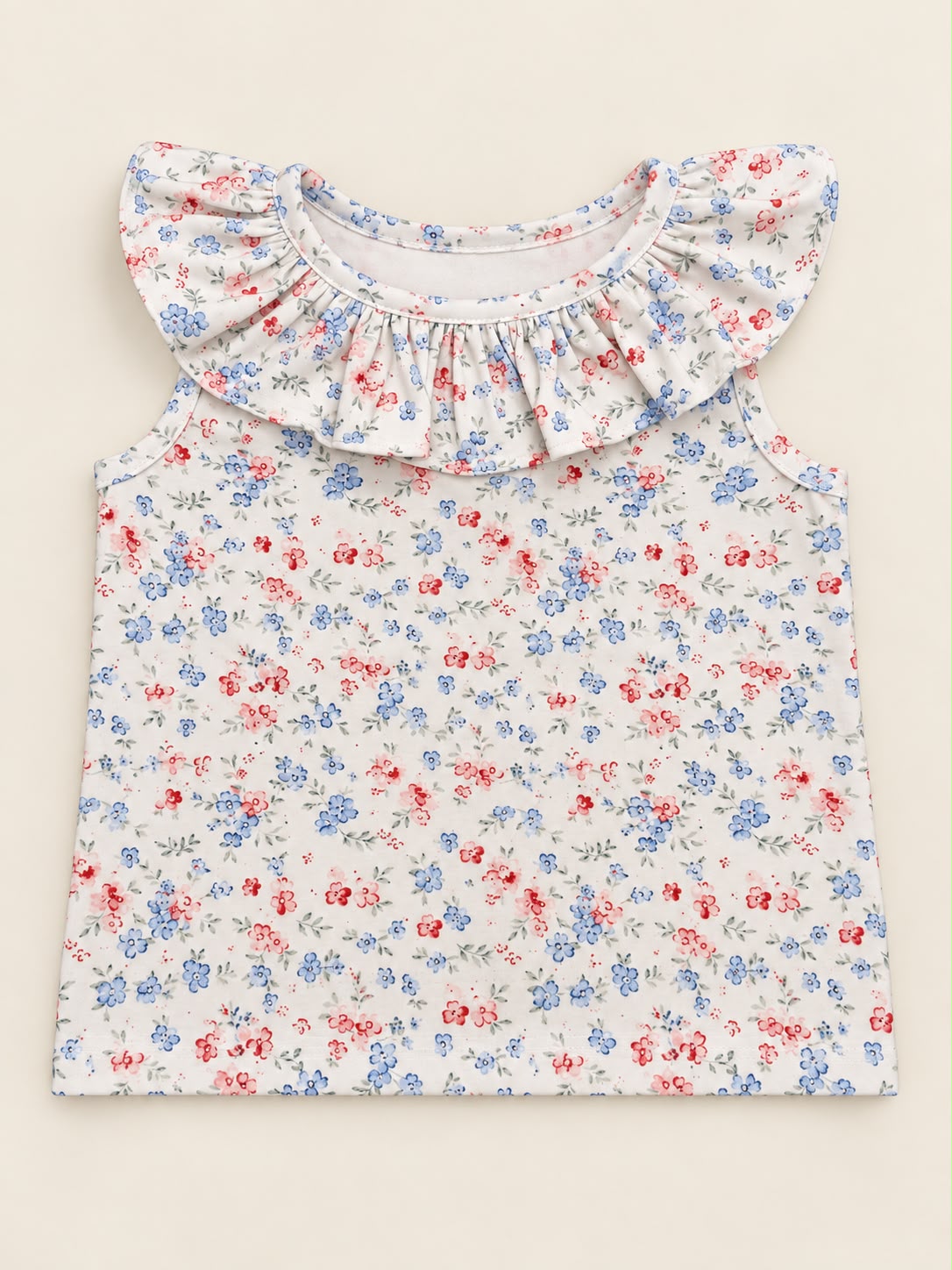 Regata Floral com Babados