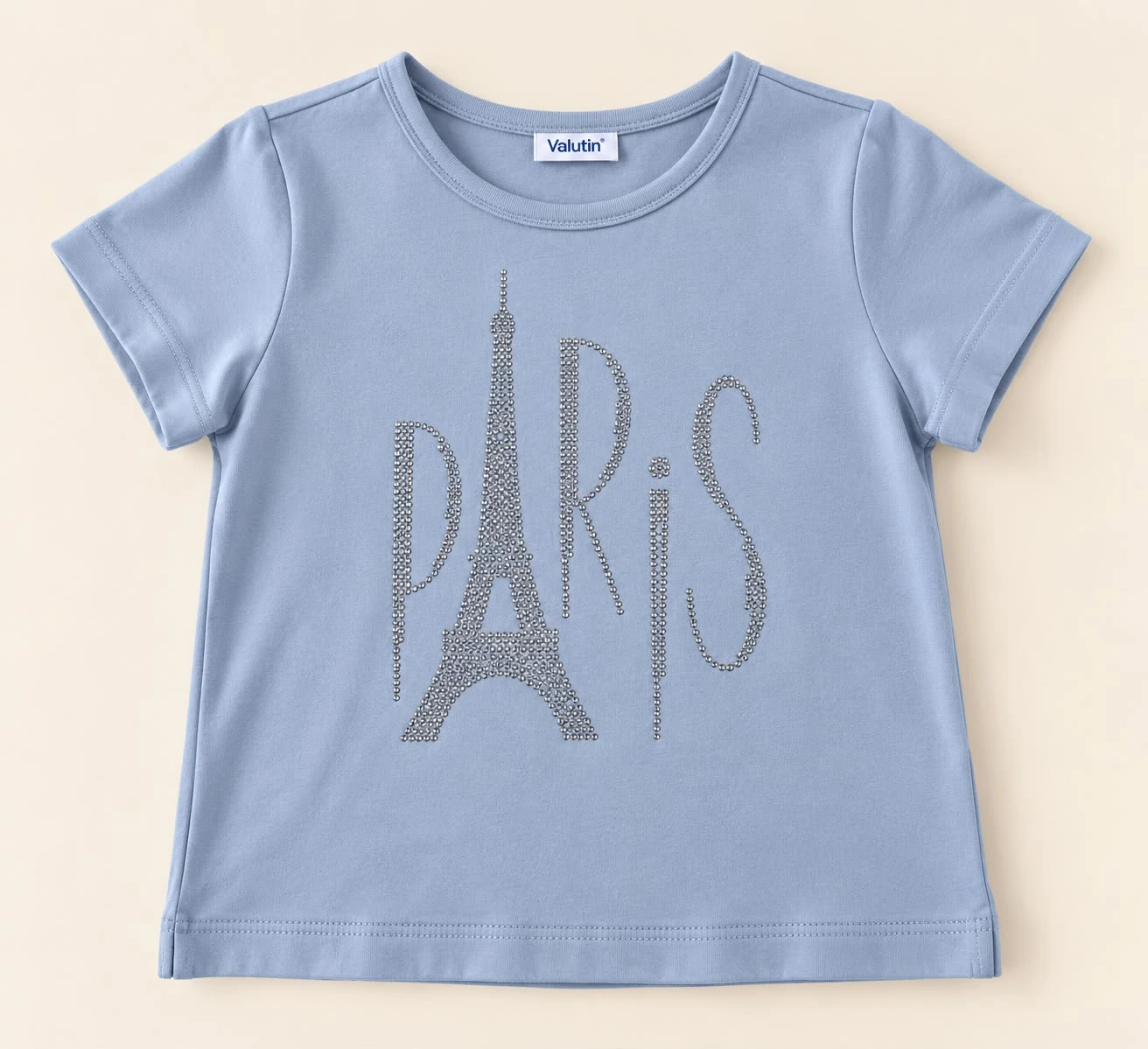 Camiseta com Brilho — Paris Azul